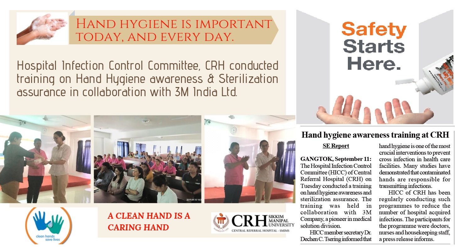 Health Hygiene Awareness Training at CRH 2019