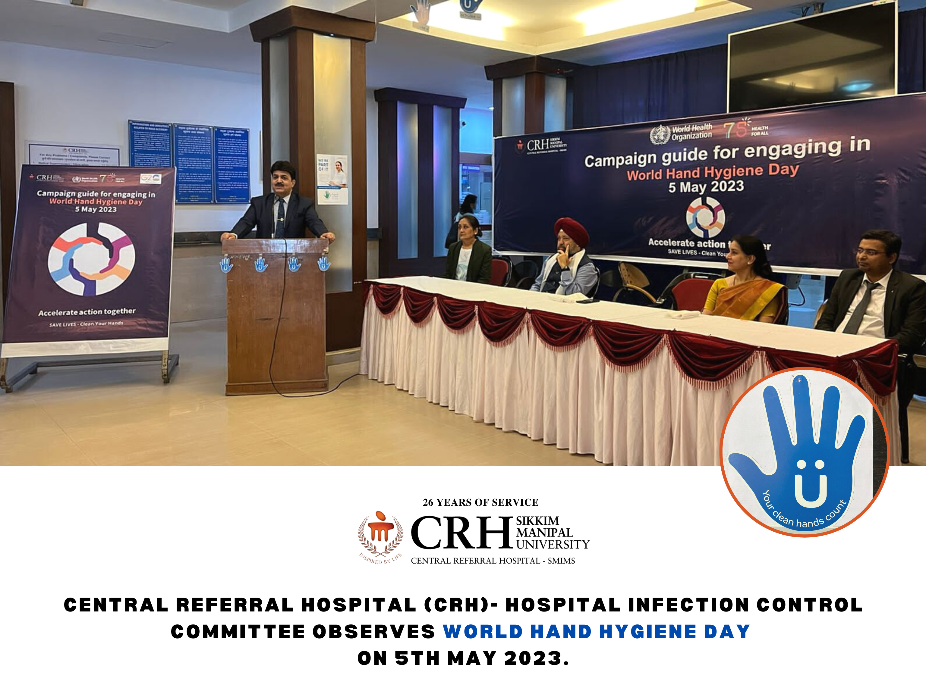 World Hand Hygiene Day observed by CRH 2023