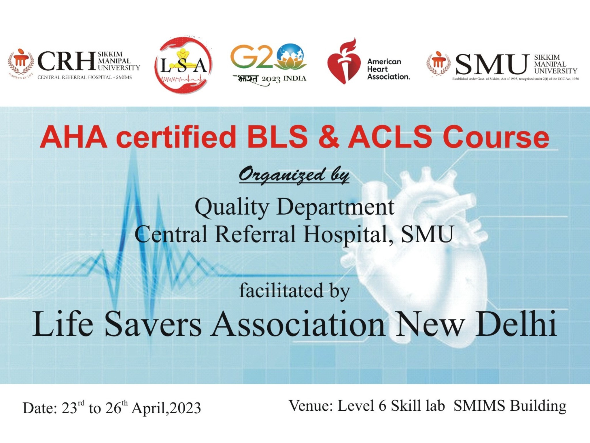 AHA Certified BLS & ACLS Course 2023