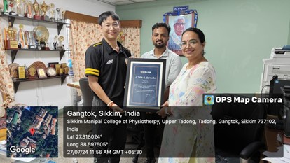 Sikkim Manipal College of Physiotherapy is elated to be a successful partner to Khelum Foundation since 2023